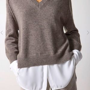 Brochu Walker Looker Layered V-Neck, Size Small